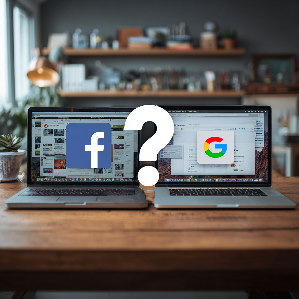 Facebook Ads vs Google Ads – który wybrać na start
