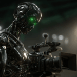 Robot AI nagrywający film