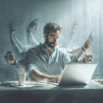 osoba w stanie deep work