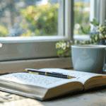 książka z notatkami, pamiętnik