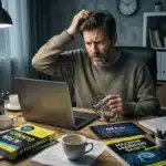 poczatki-ai – ZacznijOdZera.pl Mężczyzna zastanawiający się jak wejść do świata AI