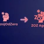 Dwa logotypy. Po lewej stronie ZacznijOdZera.pl, po prawej ZOZ Agency czyli Agencja Marketingowa, która zajmuję się również tworzeniem serwisów internetowych i automatyzacji.